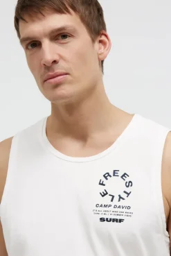 Tanktop mit Rücken-Print ivory