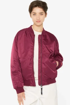 TAY-LOR Bomberjacke printed grape