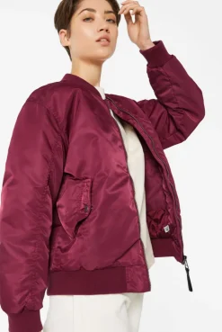 TAY-LOR Bomberjacke printed grape