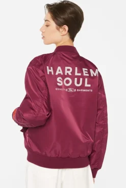 TAY-LOR Bomberjacke printed grape