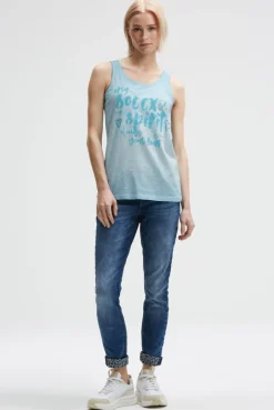 Top mit Glitter Print ocean flash