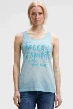 Top mit Glitter Print ocean flash