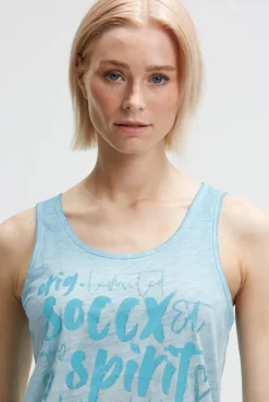 Top mit Glitter Print ocean flash