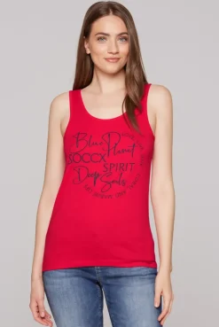 Top mit Label Print speed red