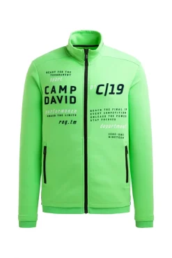 Trainingsjacke aus Interlock mit Logo Artworks tech green | 4XL