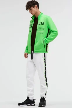 Trainingsjacke aus Interlock mit Logo Artworks tech green | 4XL