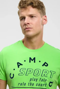 T-Shirt mit Logo Artwork tech green
