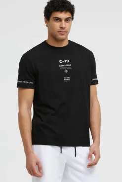 T-Shirt Relaxed Fit mit Artworks black