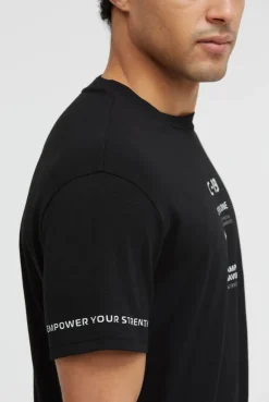 T-Shirt Relaxed Fit mit Artworks black