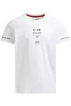 T-Shirt Relaxed Fit mit Artworks opticwhite