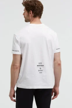 T-Shirt Relaxed Fit mit Artworks opticwhite