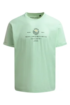 T-Shirt Relaxed Fit mit Backprint light mint