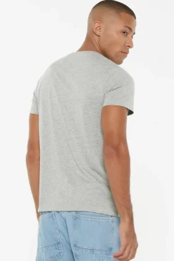 T-Shirt Rundhals, 2er-Pack greymelange / greymelange