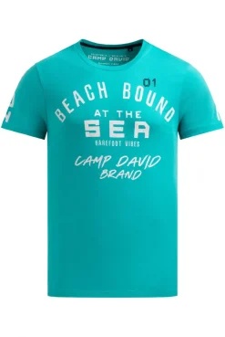 T-Shirt Rundhals mit Artworks island green