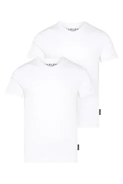 T-Shirt V-Neck, 2er-Pack opticwhite / opticwhite | XS