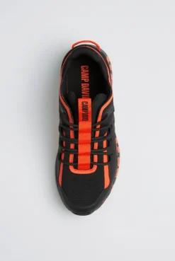 Urban Running Sneaker mit Logo Design neon orange | 44