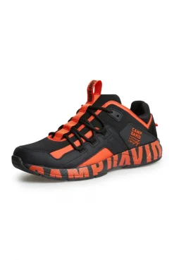 Urban Running Sneaker mit Logo Design neon orange | 44