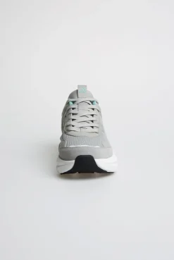 Wedge Sport Sneaker mit Dip-Dye-Sohle gray
