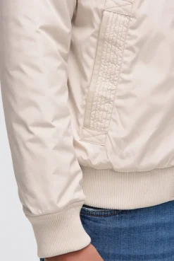 Wende-Blouson mit Logo Prints light sand / blue navy