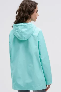 Wind- und Wetterjacke mit Kapuze new aqua | XS