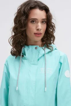 Wind- und Wetterjacke mit Kapuze new aqua | XS