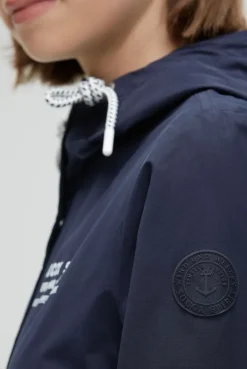 Wind- und Wetterjacke mit Kapuze blue navy