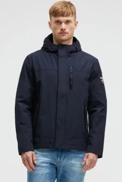 Wind- und Wetterjacke mit Kapuze blue navy