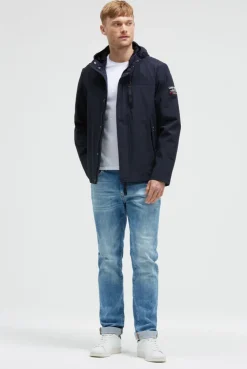 Wind- und Wetterjacke mit Kapuze blue navy