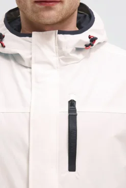 Wind- und Wetterjacke mit Kapuze ivory