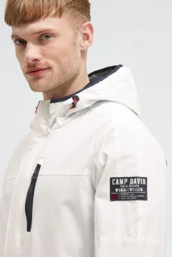Wind- und Wetterjacke mit Kapuze ivory