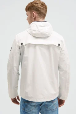 Wind- und Wetterjacke mit Kapuze ivory
